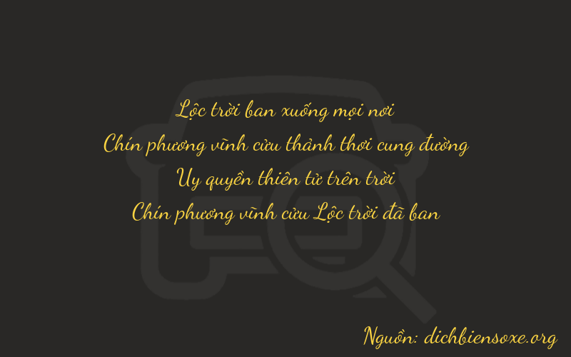 Thơ dịch biển số xe 6999