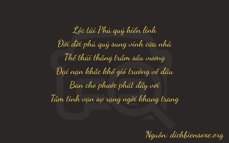 Thơ dịch biển số xe 61784
