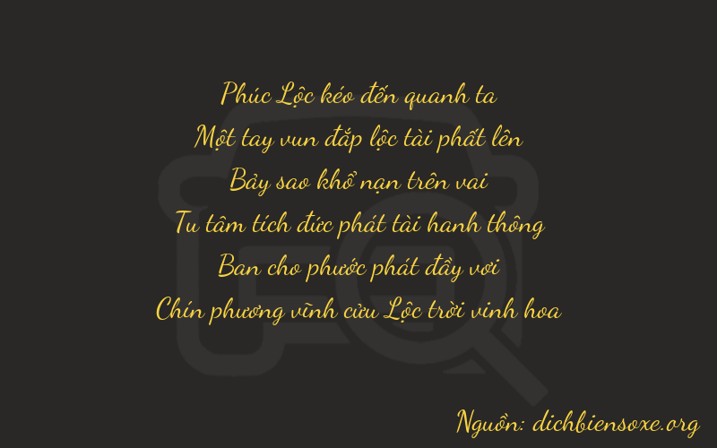Thơ dịch biển số xe 61789