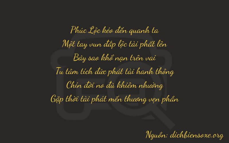 Thơ dịch biển số xe 61798