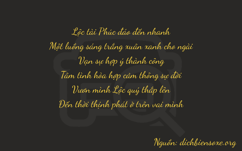 Thơ dịch biển số xe 61848