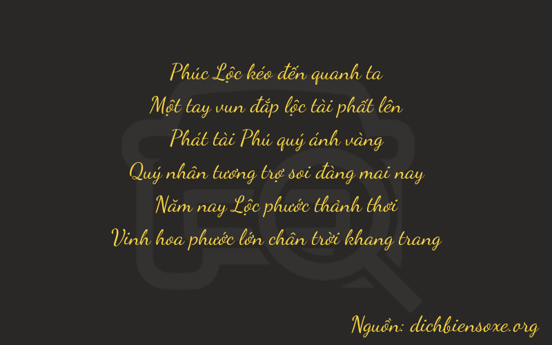 Thơ dịch biển số xe 61852