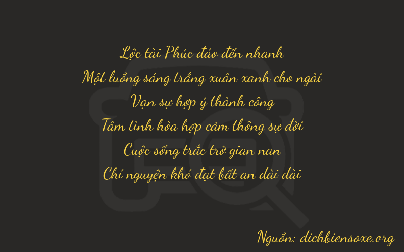 Thơ dịch biển số xe 61857