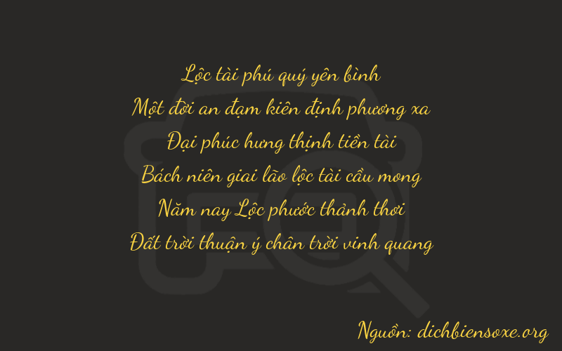 Thơ dịch biển số xe 61858