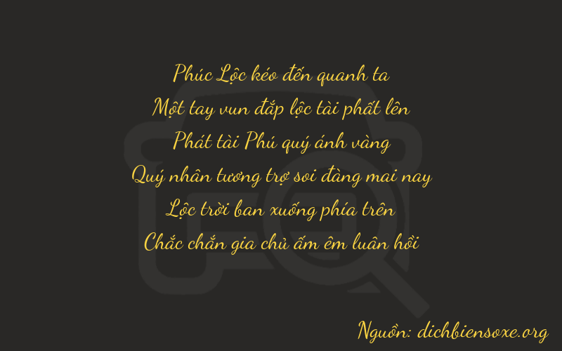 Thơ dịch biển số xe 61861