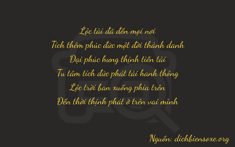 Thơ dịch biển số xe 61868