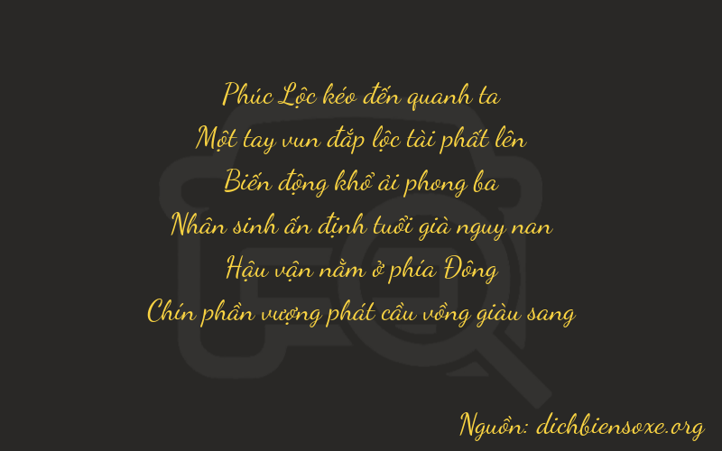 Thơ dịch biển số xe 61879