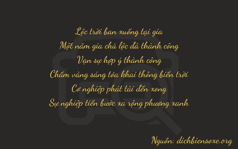 Thơ dịch biển số xe 61882