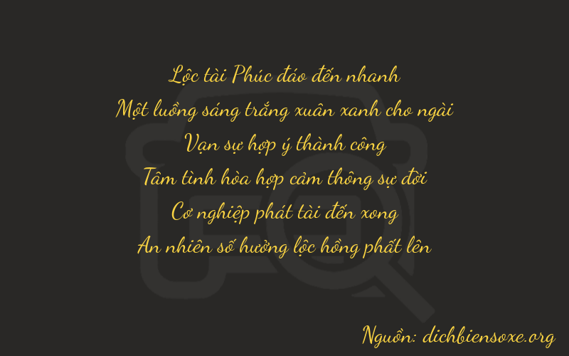 Thơ dịch biển số xe 61884