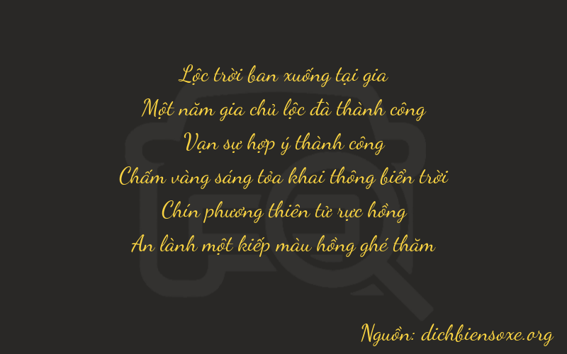 Thơ dịch biển số xe 61891