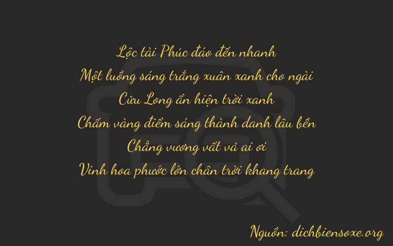 Thơ dịch biển số xe 61902