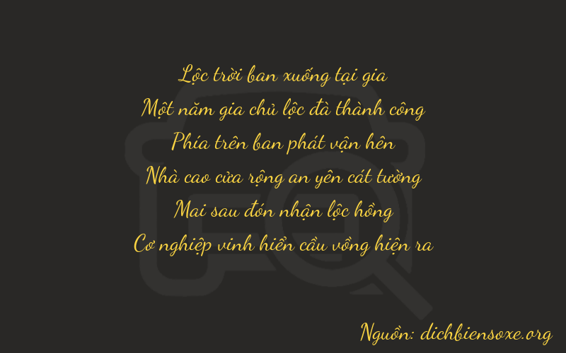 Thơ dịch biển số xe 61927