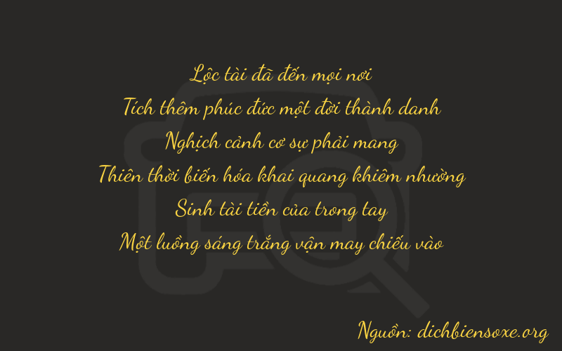 Thơ dịch biển số xe 61931