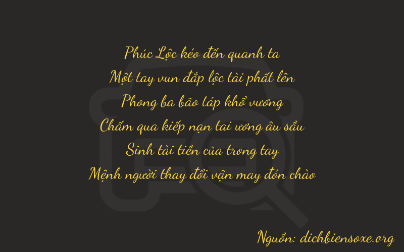 Thơ dịch biển số xe 61933