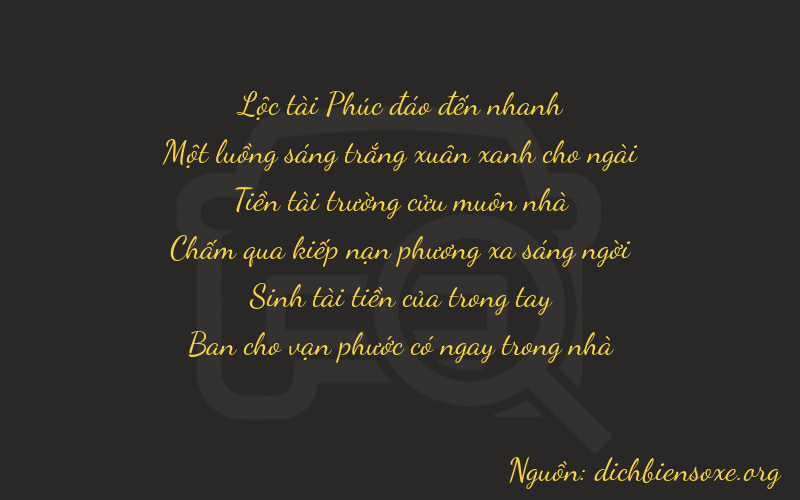 Thơ dịch biển số xe 61938