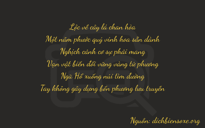 Thơ dịch biển số xe 61950