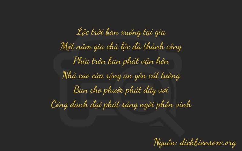 Thơ dịch biển số xe 61981