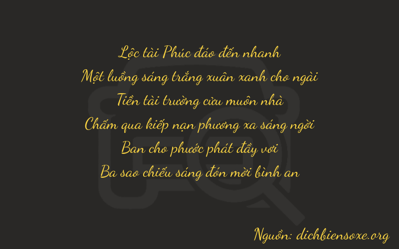 Thơ dịch biển số xe 61983