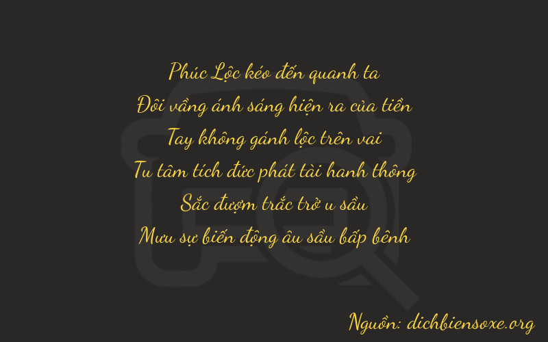 Thơ dịch biển số xe 62006