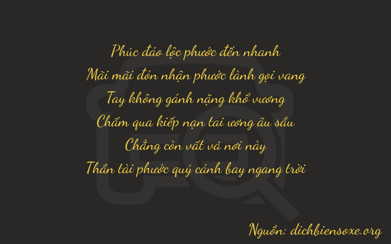 Thơ dịch biển số xe 62007