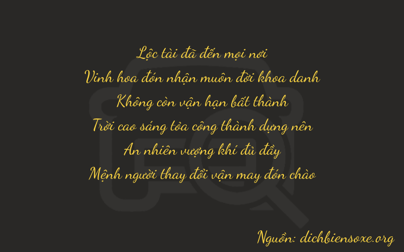 Thơ dịch biển số xe 62013