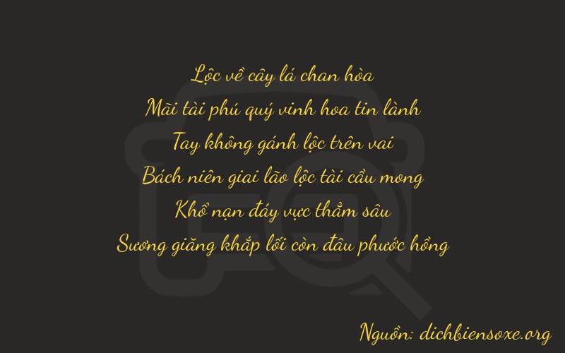 Thơ dịch biển số xe 62014