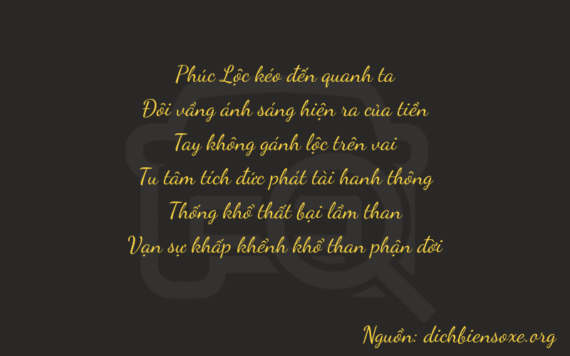 Thơ dịch biển số xe 62015