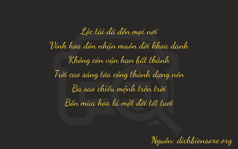 Thơ dịch biển số xe 62031