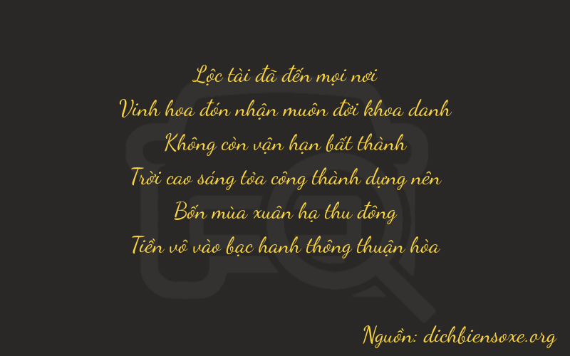 Thơ dịch biển số xe 62040