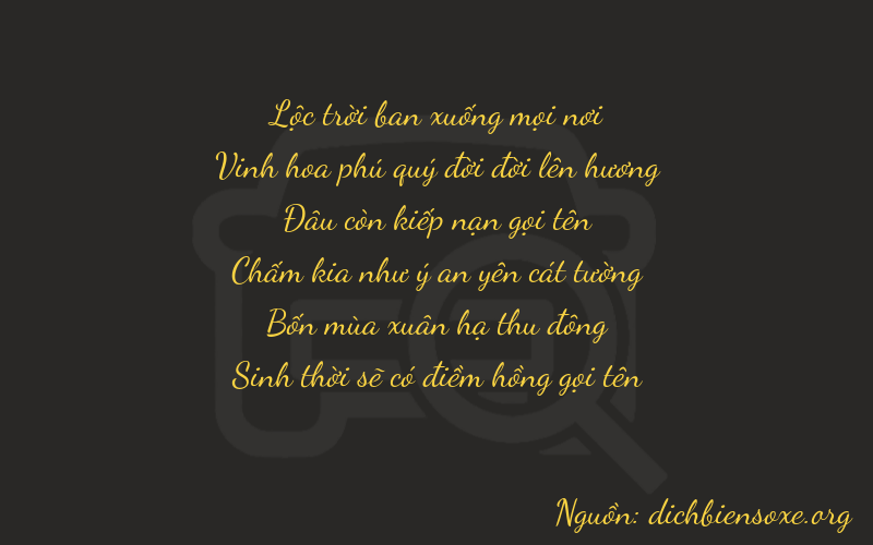 Thơ dịch biển số xe 62045