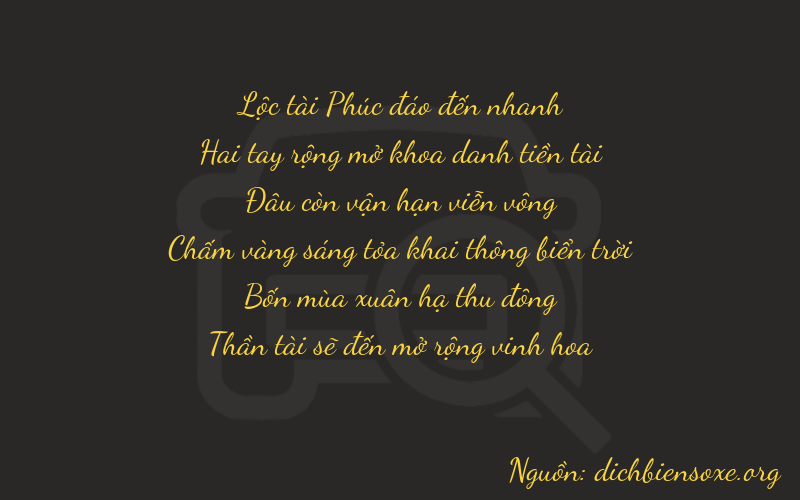 Thơ dịch biển số xe 62048