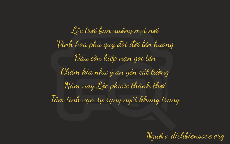 Thơ dịch biển số xe 62054