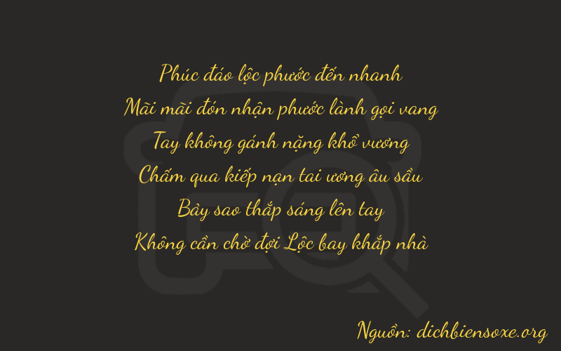 Thơ dịch biển số xe 62070