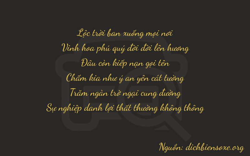 Thơ dịch biển số xe 62072