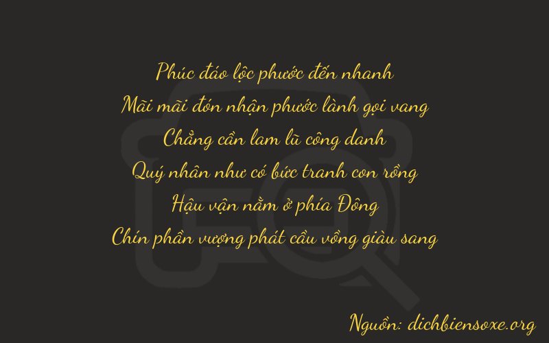 Thơ dịch biển số xe 62079