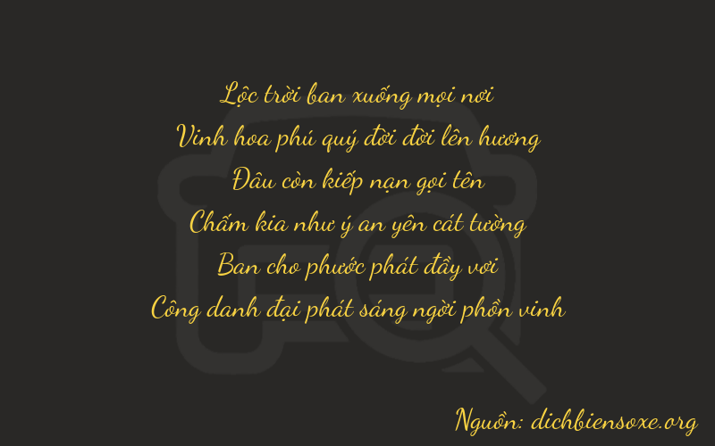 Thơ dịch biển số xe 62081