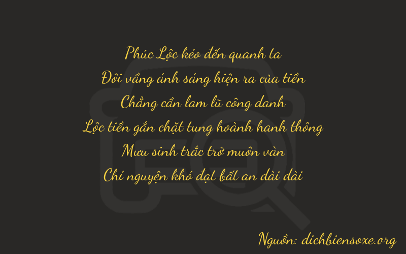 Thơ dịch biển số xe 62087