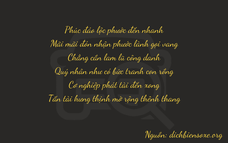 Thơ dịch biển số xe 62088