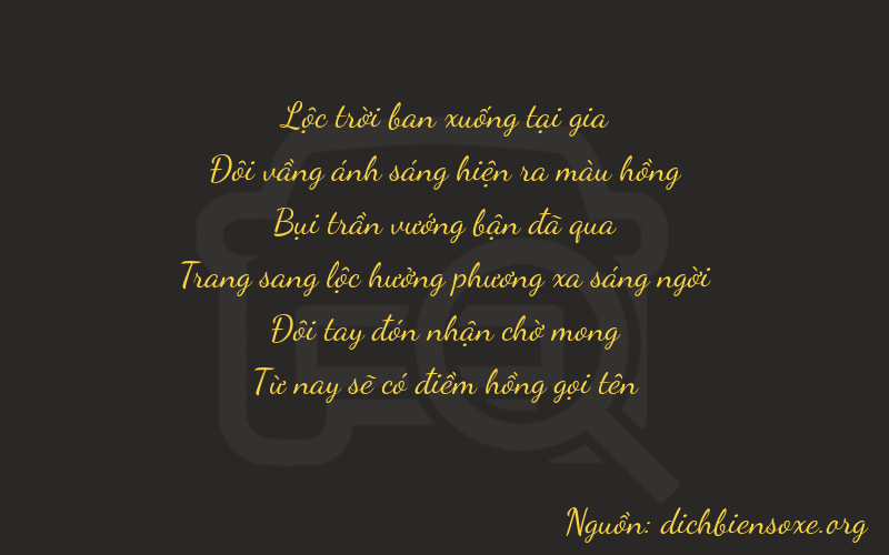Thơ dịch biển số xe 62325