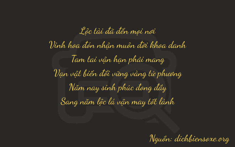 Thơ dịch biển số xe 62355