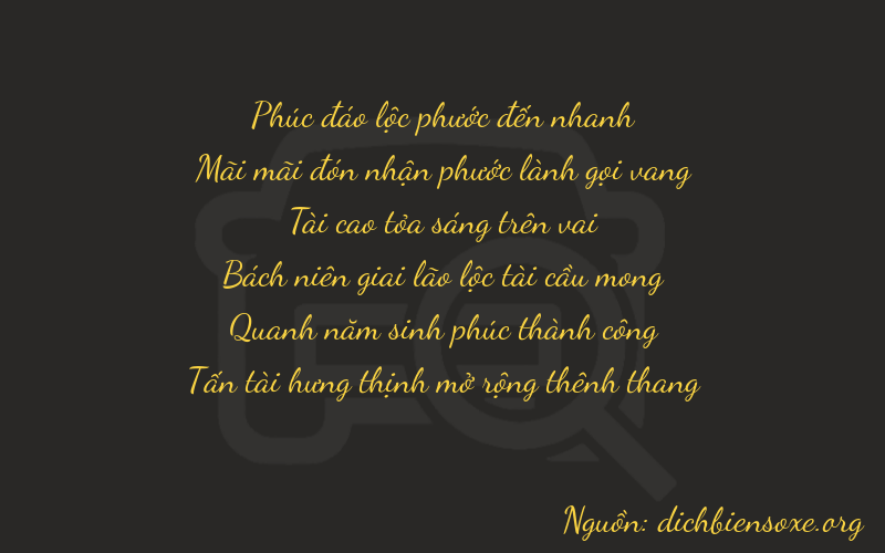 Thơ dịch biển số xe 62358