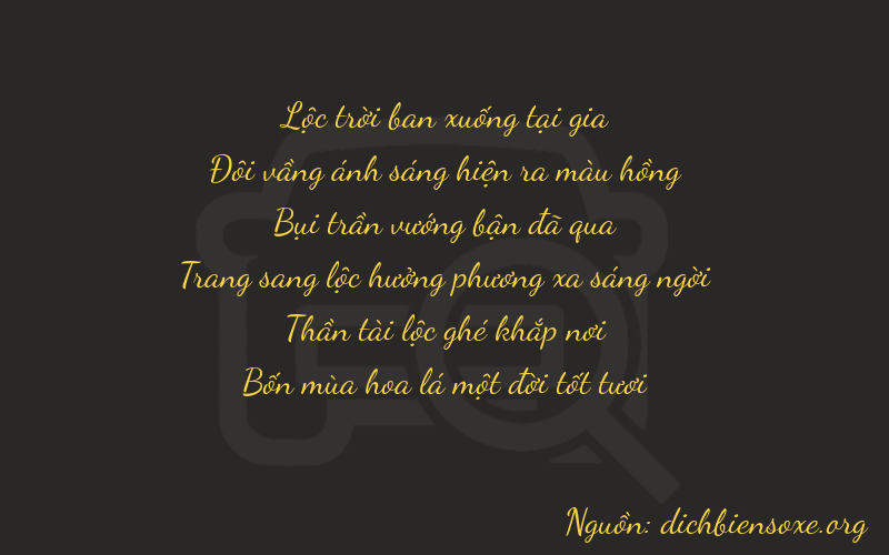 Thơ dịch biển số xe 62361