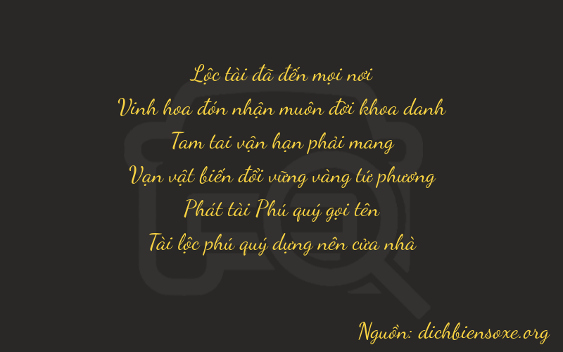 Thơ dịch biển số xe 62382