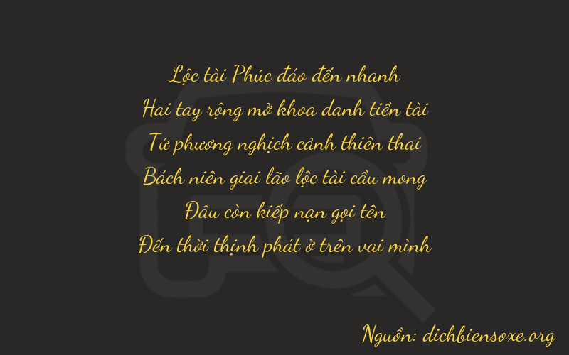 Thơ dịch biển số xe 62408