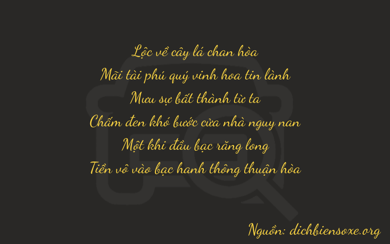 Thơ dịch biển số xe 62410