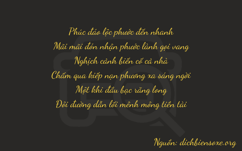 Thơ dịch biển số xe 62412