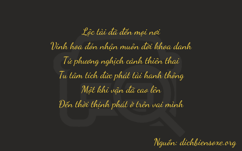 Thơ dịch biển số xe 62418