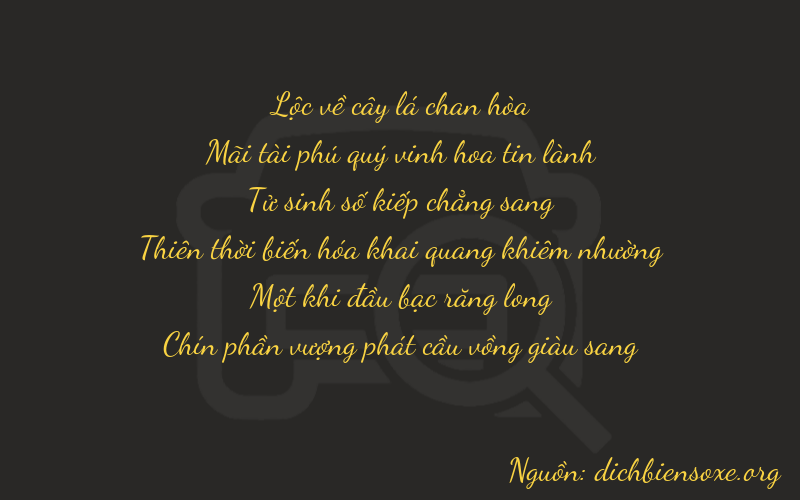 Thơ dịch biển số xe 62419