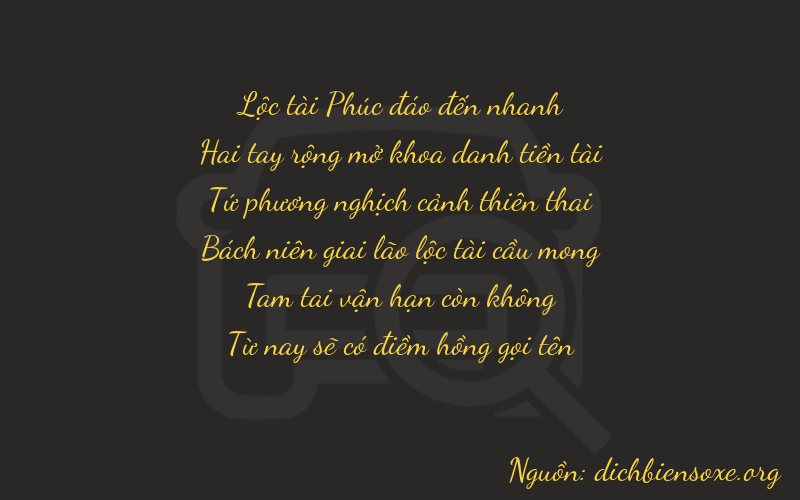 Thơ dịch biển số xe 62435