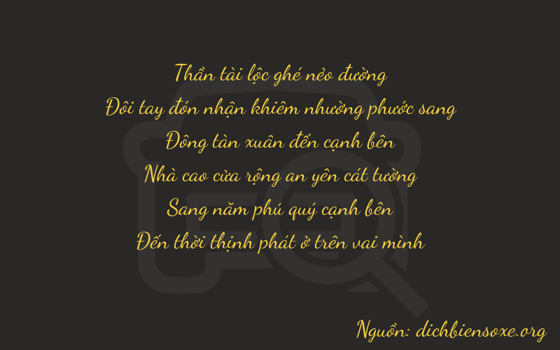 Thơ dịch biển số xe 62458